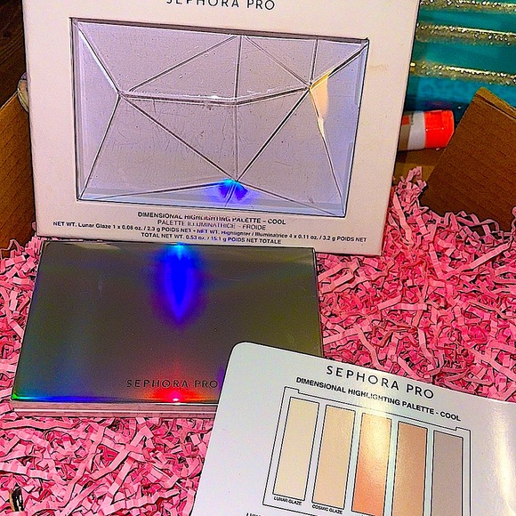 🆕🤍SEPHORA: “COOL” PRO Dimensional Highlighting Palette - Picture 5 of 6